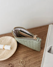 Load image into Gallery viewer, KUTA PURSE WOVEN SAGE GREEN