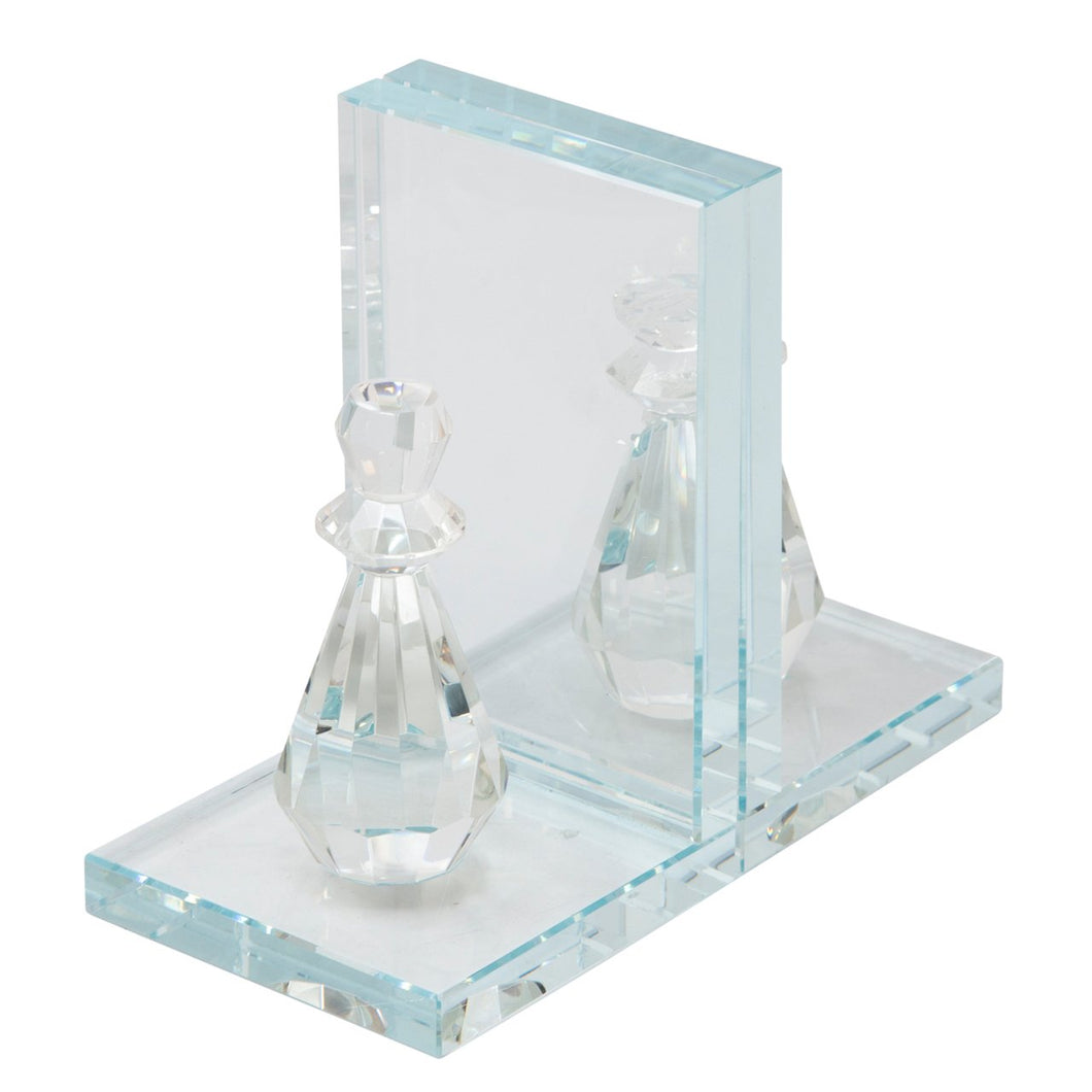 CRYSTAL KING & QUEEN BOOKENDS