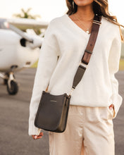 Load image into Gallery viewer, PARKER CHOCOLATE CROSSBODY
