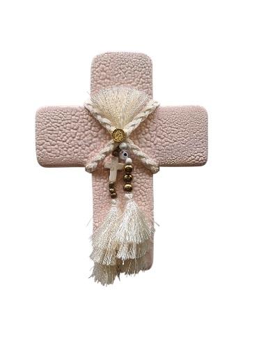 SMALL CROSS CALCADA PINK