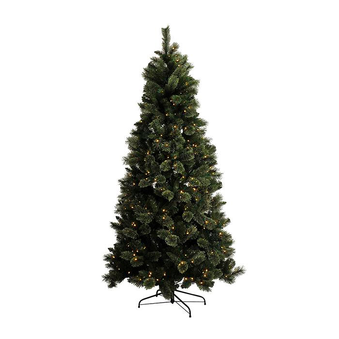 PRE LIT MIXED PINE TREE 7.5FT