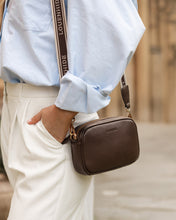 Load image into Gallery viewer, BIANCA CROSSBODY BAG - CHOCOLATE
