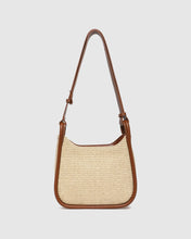 Load image into Gallery viewer, CLARE SHOULDER BAG - RAFFIA TAN
