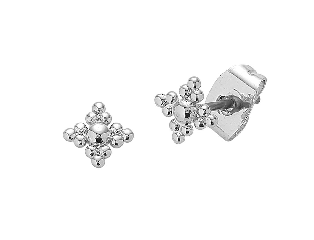 PETITE UNA SILVER EARRING