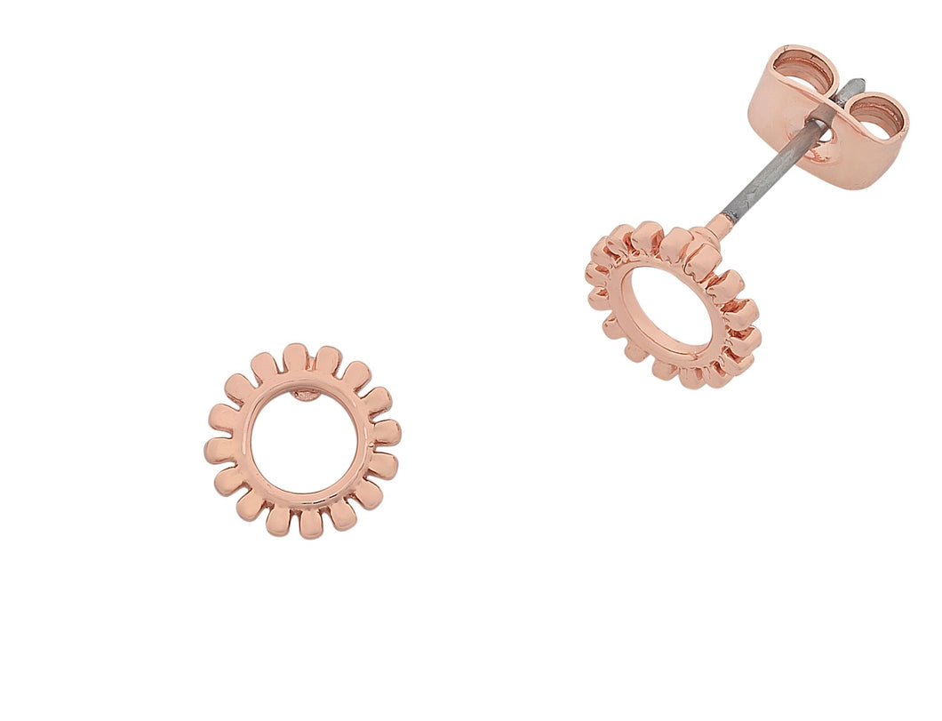 PETITE DAISY ROSE GOLD EARRING