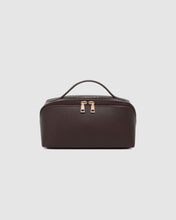 Load image into Gallery viewer, ELLIS CHOCOLATE COSMETIC CASE
