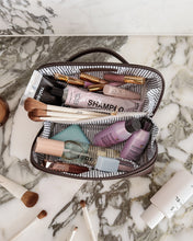 Load image into Gallery viewer, ELLIS CHOCOLATE COSMETIC CASE
