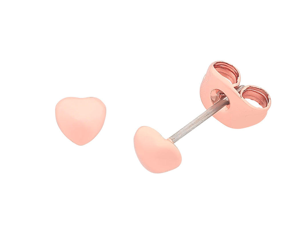 PETITE LOVE ROSE GOLD EARRING