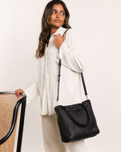 Load image into Gallery viewer, BABY CRUISER WOVEN TOTE BLACK

