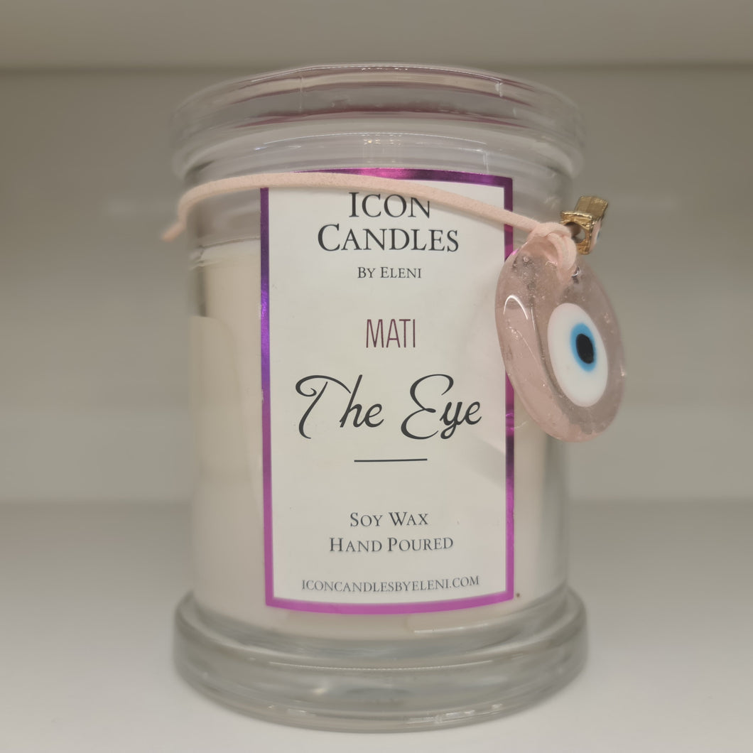 THE EYE DISC CANDLE PINK