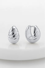 Load image into Gallery viewer, BRONTE SILVER HOOP

