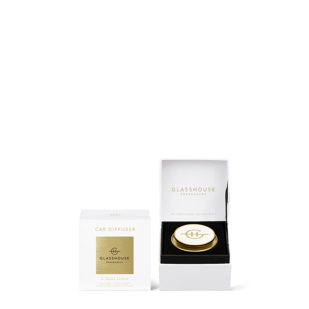 GOLD CAR DIFFUSER TAHAA AFFAIR DISK