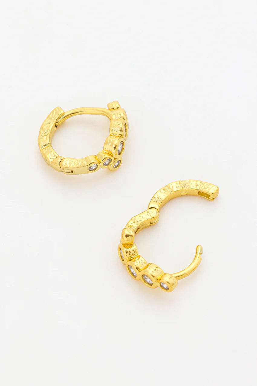 FLORENCE MINI GOLD HUGGIE