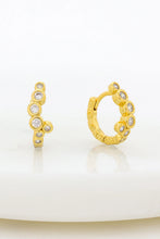 Load image into Gallery viewer, FLORENCE MINI GOLD HUGGIE
