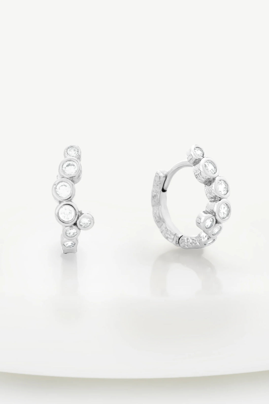 FLORENCE MINI SILVER HUGGIE