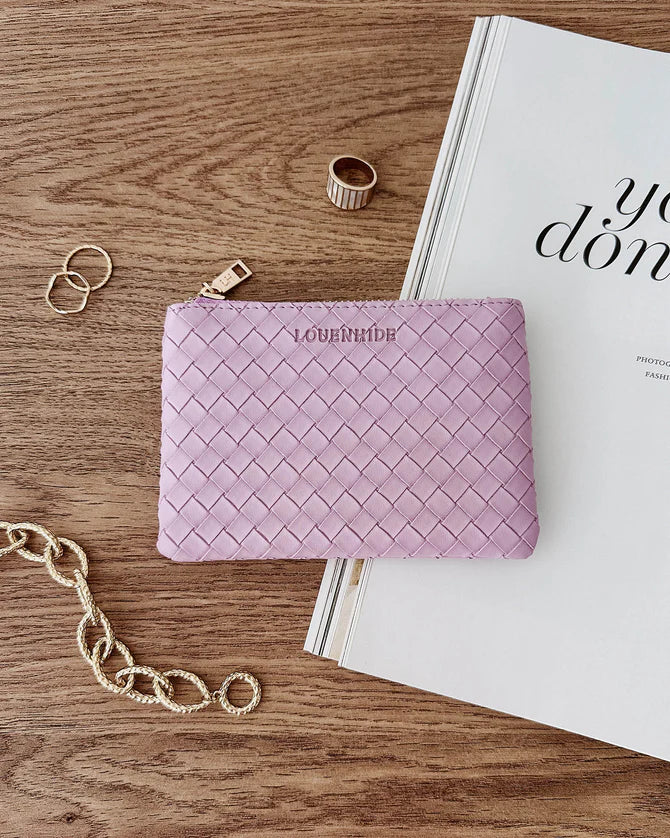 KUTA PURSE WOVEN LILAC