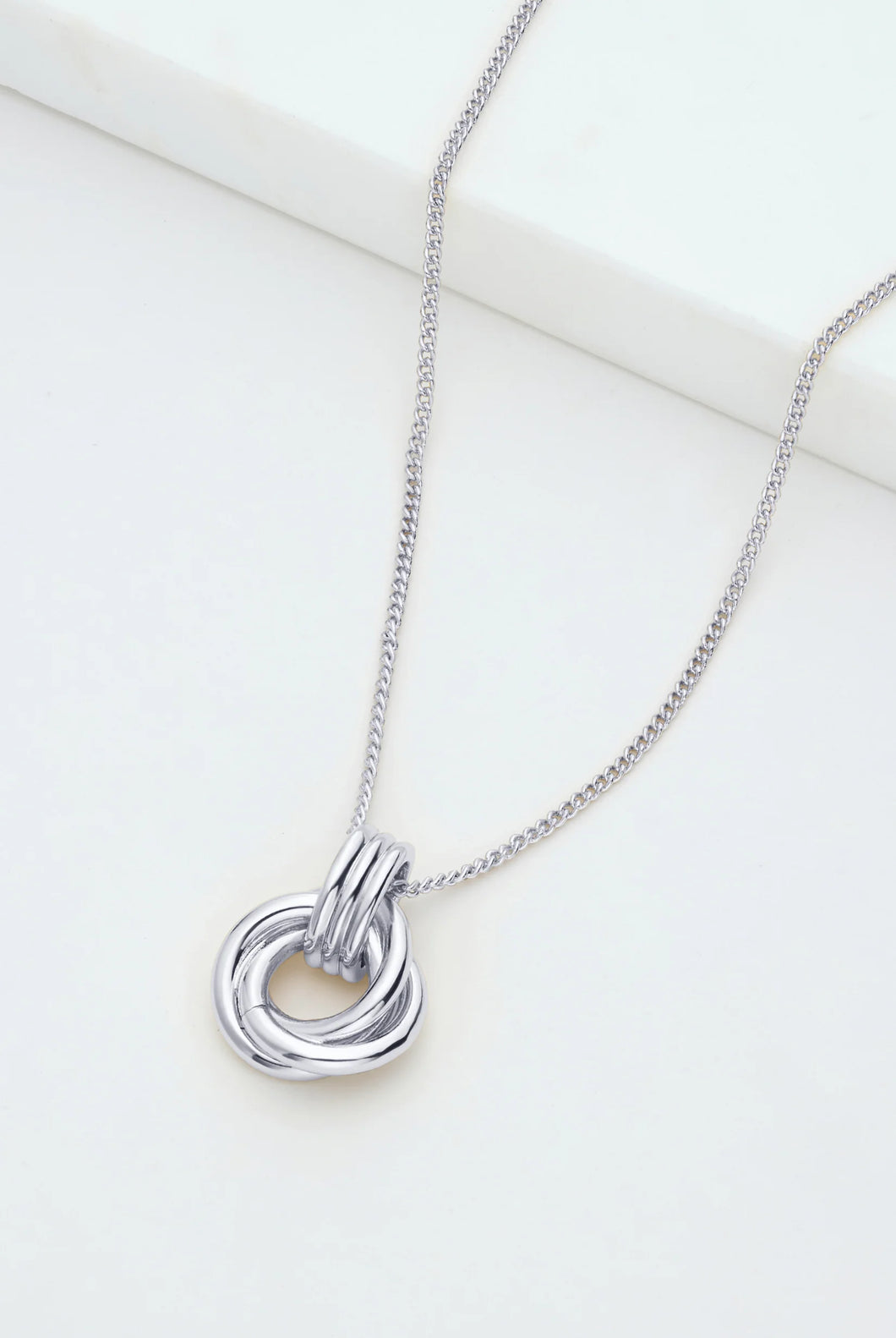 POPPY SILVER NECKLACE