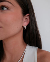 Load image into Gallery viewer, ROMY SILVER HOOP
