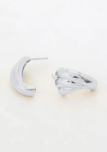 Load image into Gallery viewer, ROMY SILVER HOOP
