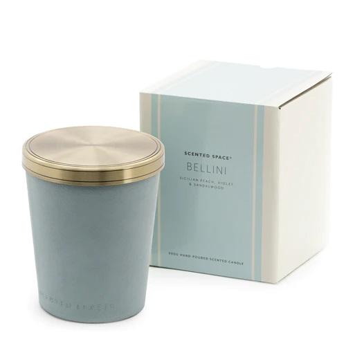 BELLINI LEATHER CANDLE 900G