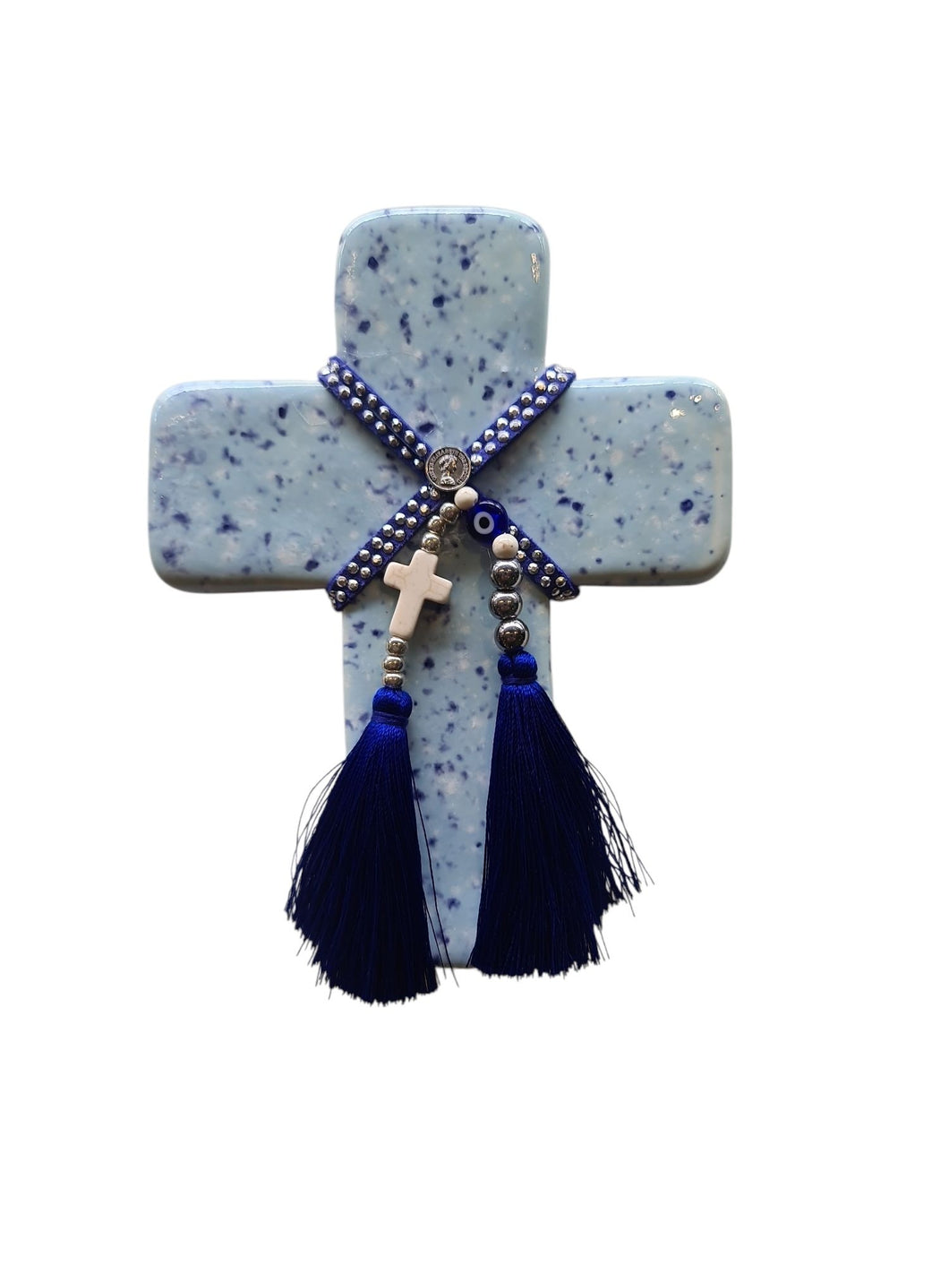 SMALL CROSS EROS SKY BLUE