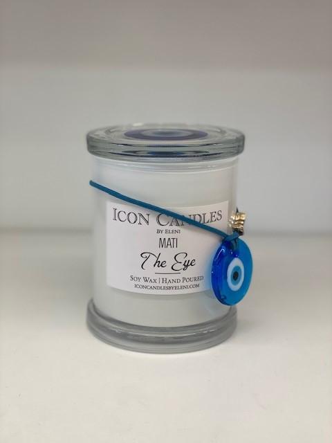 THE EYE DISC CANDLE WHITE
